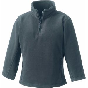 Grijze polyester fleece trui voor jongens