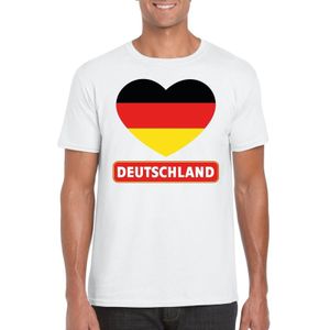 I love Duitsland t-shirt wit heren