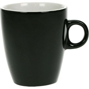 Luminarc Koffiekopjes/bekers - zwart - 190 ml - Keramiek