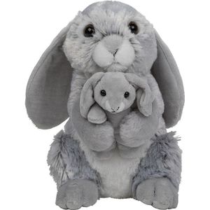 Pluche Familie Konijnen Knuffels van 22 cm - Dieren Speelgoed Knuffels Cadeau