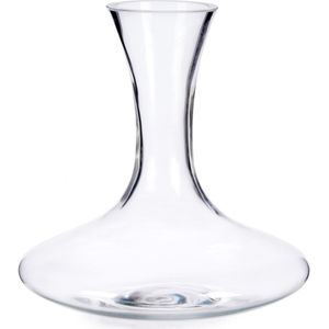 Glazen wijn karaf / decanteer kan 1,4 liter 21 x 21 cm - Wijn schenkkan