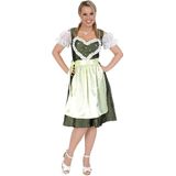 Lange groeneDirndl Oktoberfest jurk voor dames