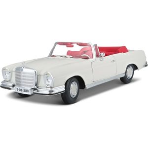 Modelauto Mercedes 280SE cabriolet 1967 1:18 - speelgoed auto schaalmodel