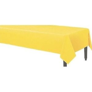 Feest/party gele tafelkleden 120 x 180 cm van stof