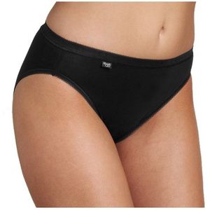 Set van 4x stuks sloggi basic tai dames slip, maat: 40 in het zwart