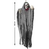 Halloween/horror thema hang decoratie spook/skelet - enge/griezelige pop - 100 cm