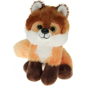 Pluche Knuffel Dier Vos van 25 cm - Zachte Speelgoed Knuffels/Dieren van Je Favoriete Bosdier