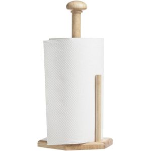Houten keukenpapier/papierrol houder 31 cm