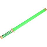 Speelgoed Ninja zwaard groen carnaval 65 cm