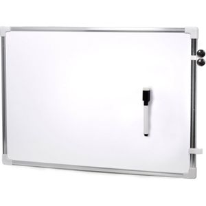 Magnetisch whiteboard met marker met wisser 60 x 40 cm