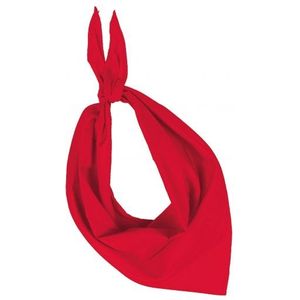 Rode hals zakdoeken bandana style