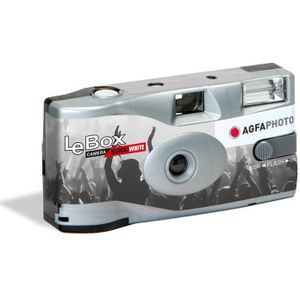Wegwerp camera/fototoestel met flits voor 36 zwart/wit fotos voor bruiloft/huwelijk