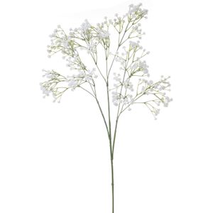 Kunstbloemen Gipskruid/Gypsophila takken wit 95 cm - Kunstplanten en steelbloemen
