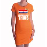 Oranje Koningsdag jurkje de koningin is thuis voor dames