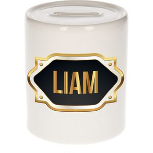 Liam naam / voornaam kado spaarpot met embleem