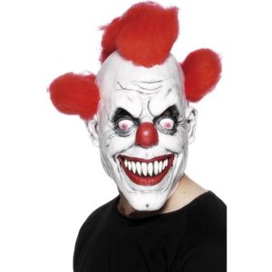 Eng clown masker voor volwassenen