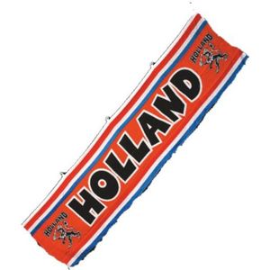 Oranje Holland thema spandoek straatvlag van 70 x 300 cm