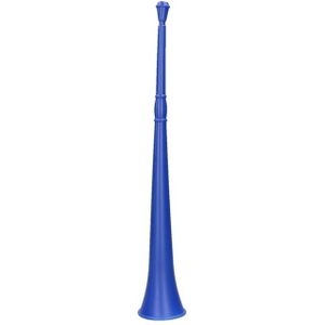 Vuvuzela grote party blaastoeter 48 cm blauw