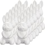 12x Styrofoam konijntje/haasje 24 cm decoratie/versiering