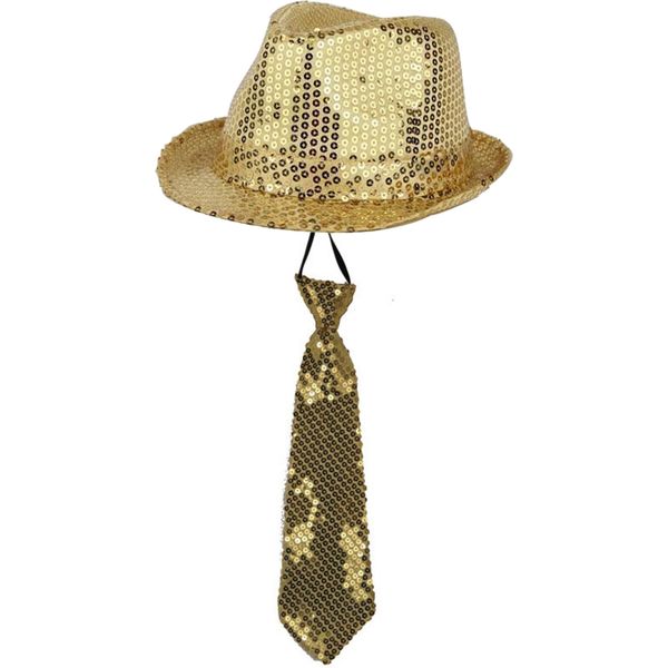 Gouden glitter hoedje - Cadeaus & gadgets kopen | o.a. ballonnen &  feestkleding | beslist.nl