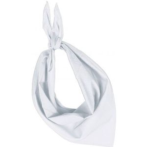 Witte hals zakdoeken bandana style