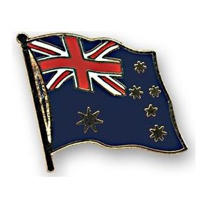 Supporters pin/broche/speldje vlag Australie 20 mm