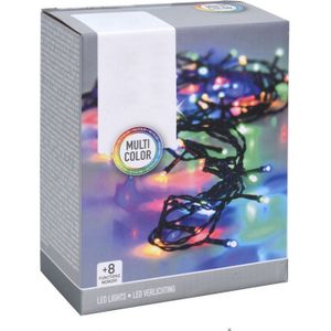 Kerstverlichting lichtsnoer 3 m - 40 LED lampjes gekleurd