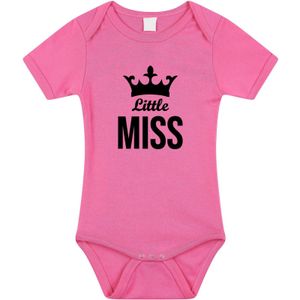 Little miss kraamcadeau rompertje roze meisjes