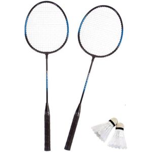 Badmintonset blauw/zwart 5-delig 66 cm