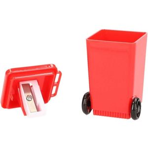 Rode rolcontainer puntenslijper 6 cm