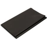 Tafellaken/tafelkleed in het zwart 138 x 220 cm herbruikbaar van papier - Afneembaar