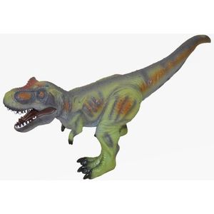 Grote groene plastic T-Rex dinosaurus 63 cm speelgoed