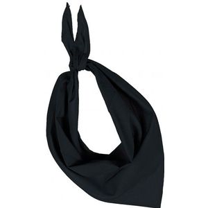 Zwarte hals zakdoeken bandana style