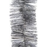 2x Kerst lametta guirlandes zilver glitters/glinsterend 7,5 x 270 cm kerstboom versiering/decoratie