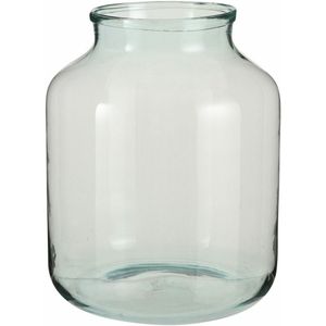 Mica Decorations Vienne Vaas - H42 x Ø29 cm - Gerecycled Glas - Transparant