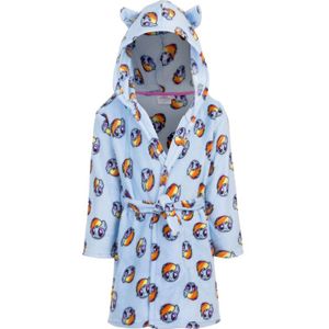 My Little Pony fleece badjas blauw met capuchon voor kinderen