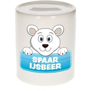 Spaarpot van de spaar ijsbeer Teddy Cool 9 cm