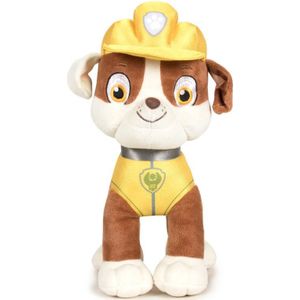 Pluche Paw Patrol Knuffel Rubble - Classic New Style - 27 cm - Cartoon Knuffels