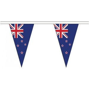 Extra lange Nieuw Zeeland vlaggenlijnen van 5 meter