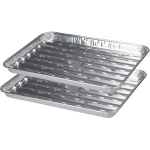 Set van 8x stuks barbecue grillschalen 36 cm