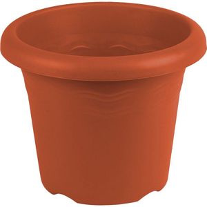 Hega Hogar Plantenbak - Terra cotta - kunststof - D26 x H21 cm