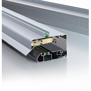 Ventilatierooster Duco GlasMax 10/15/20/25 DAR aluminium