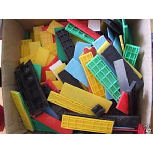 Beglazingsblokjes 4 mm dik per doos-100 x 30 x 4 mm