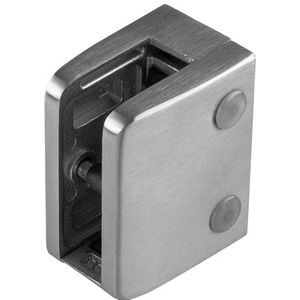 Glasklem RVS 316 - 70 x 55 mm (88.4 gelaagd glas)