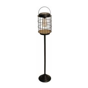 Tuinlamp Luxform Solar Post Light Longford Black 15 Lumen