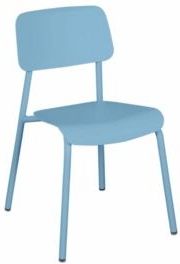 Tuinstoel Fermob Studie Without Armrest Maya Blue