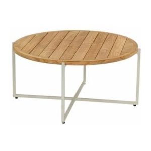 Loungetafel Applebee Condor Coffee Table 94 x 44 Aluminium Teak Oyster Natural