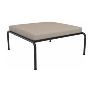 Voetenbank Houe Avon Ottoman Frame Black Cushion Ash