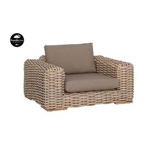 Loungestoel Applebee FFF Lounge 145 Wicker Silk Taupe