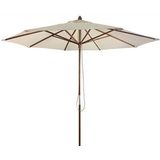 Parasol Borek Enzo Ecru Ø 270 cm